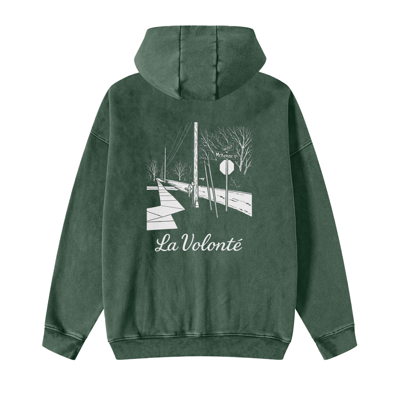 La Volonté Zip-Through Fleece Hoodie