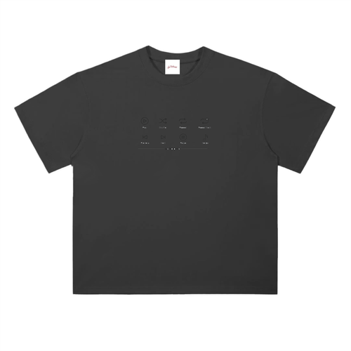 Heavyweight Drop Shoulder Cotton T-Shirt