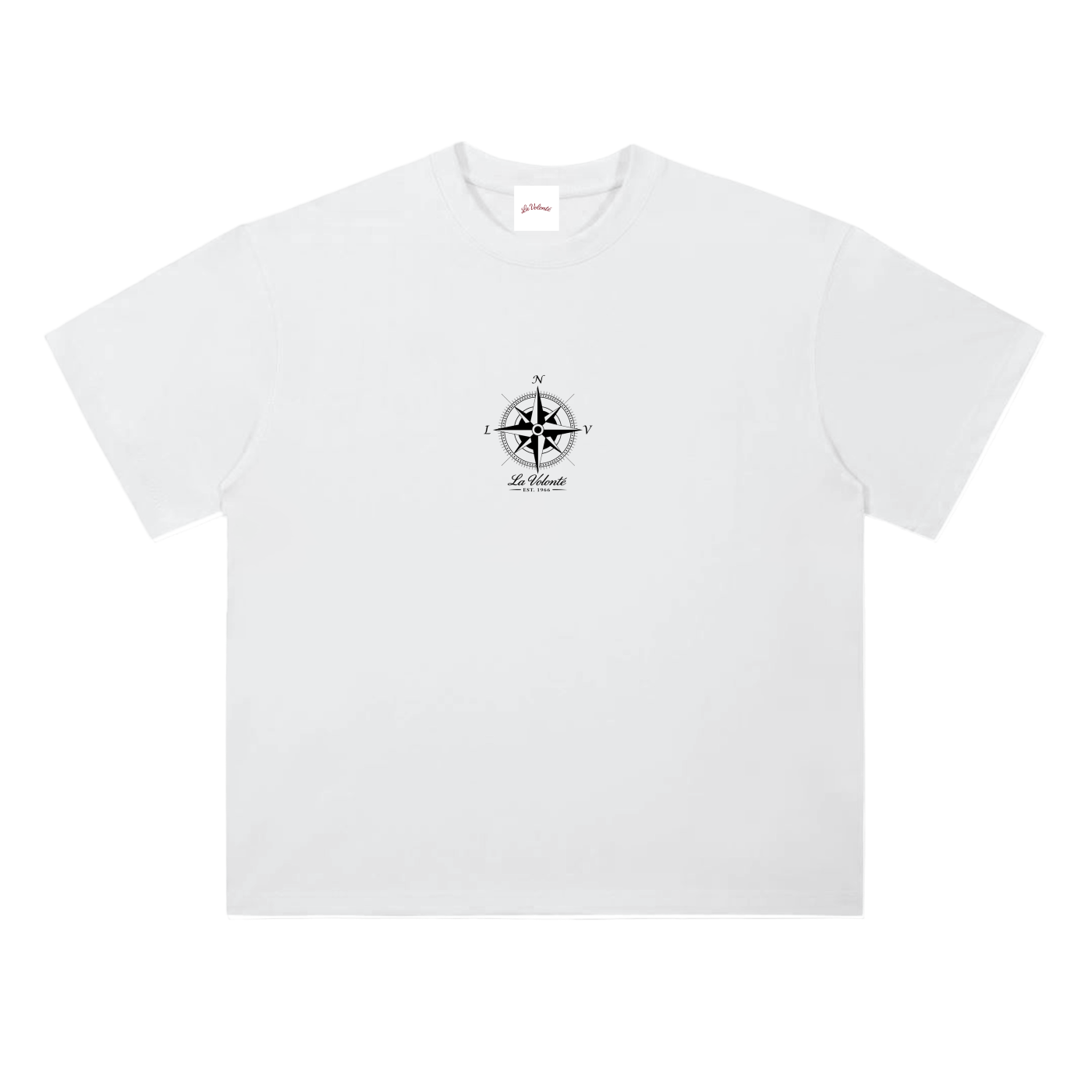 La Volonté Compass Cotton Tee