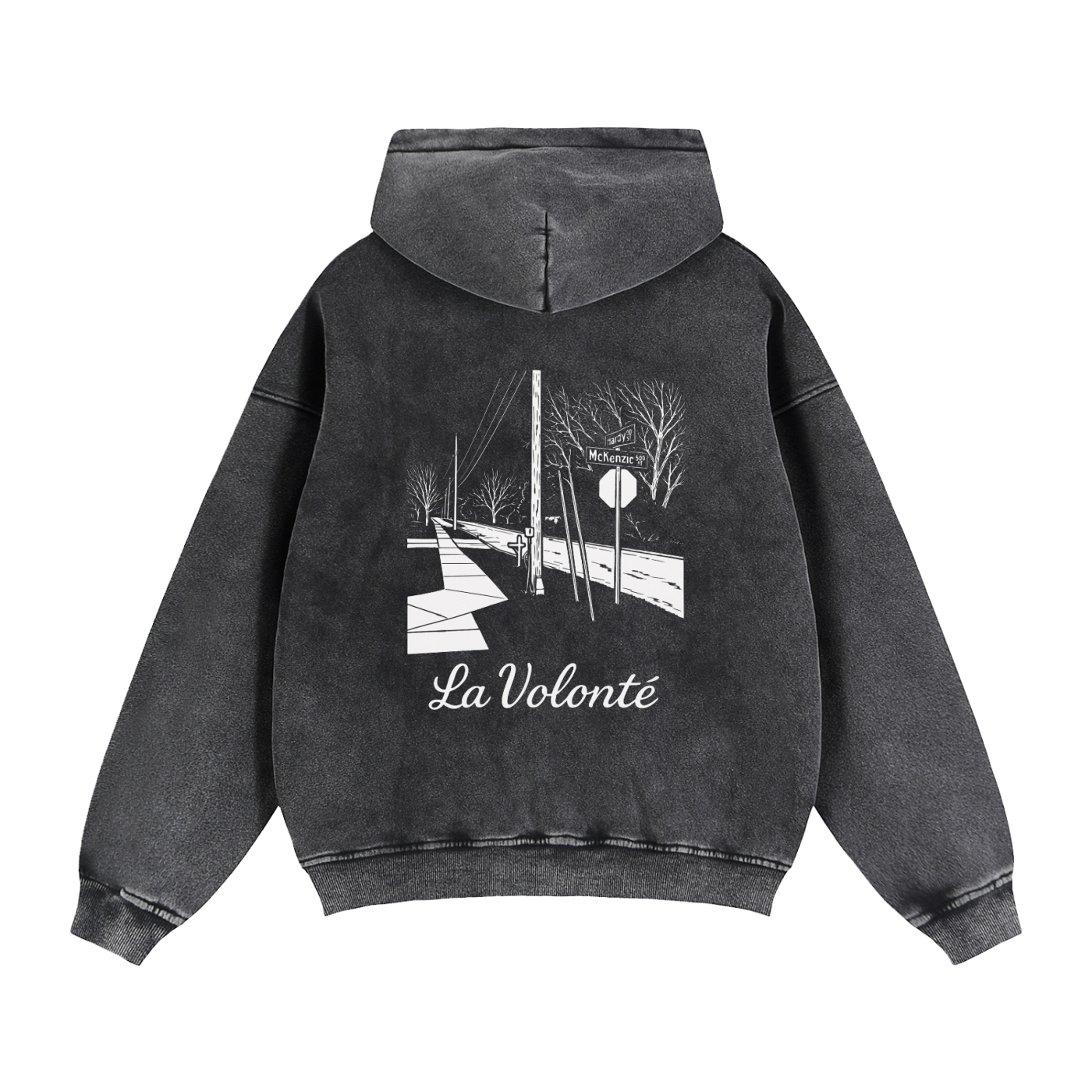 La Volonté Zip-Through Fleece Hoodie